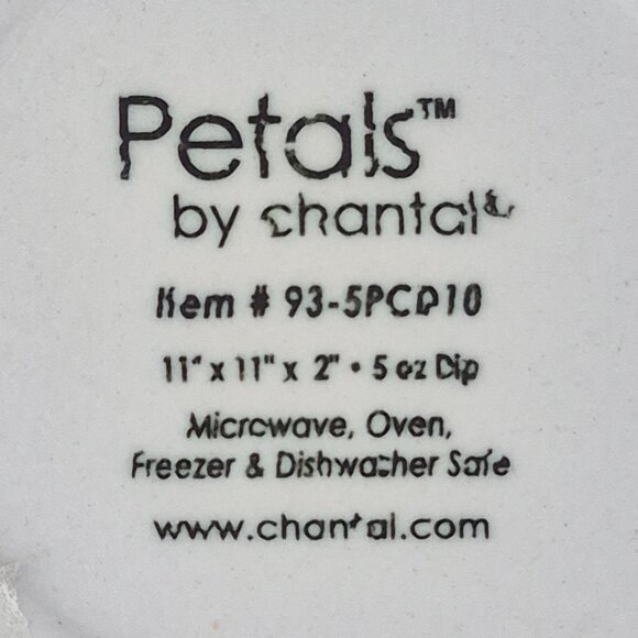 Chip and Dip Platter Bowl by Petals by Chantal - Picture 12 of 13